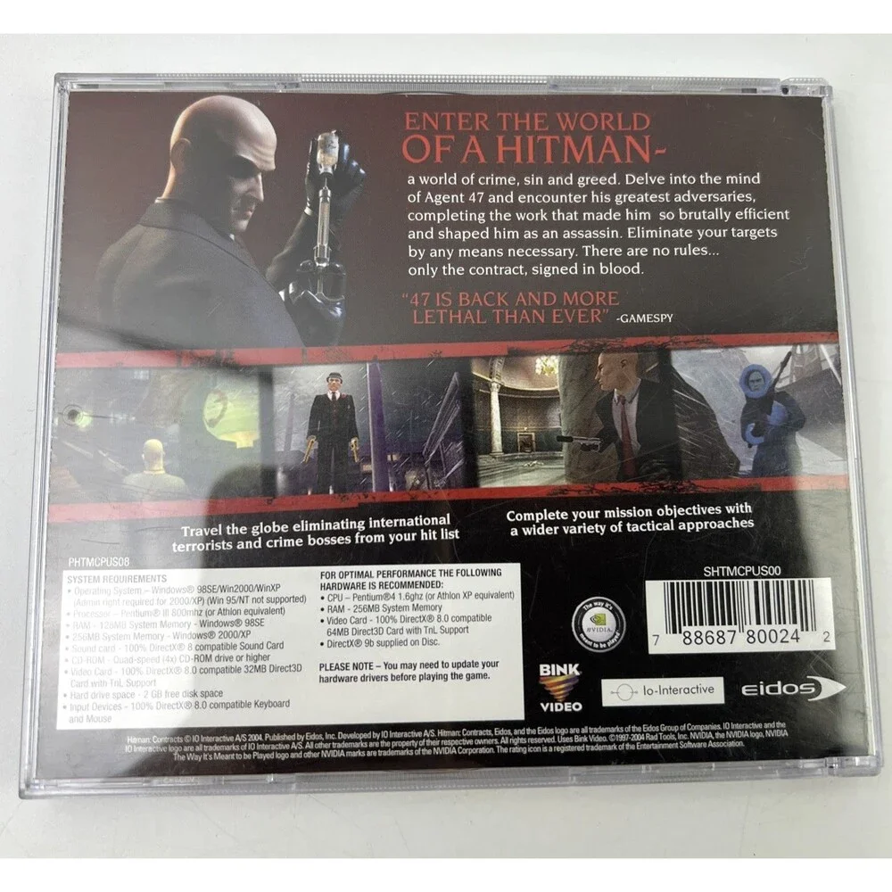Hitman: Contracts for PC -  2 Disc Rated M